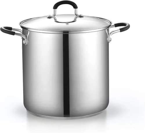 Cook N Home 12 Quart Stainless Steel Pasta Pot with Strainer Insert | 3-in-1 Multipurpose Cookware thumbnail 6