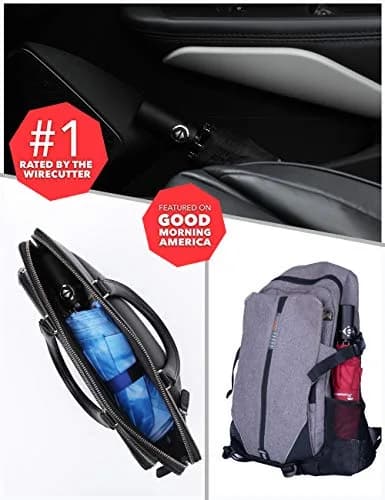 SY COMPACT Travel Umbrella for Rain, Windproof Automatic Compact Umbrella | Lightweight, Windproof, UV Coated thumbnail 4