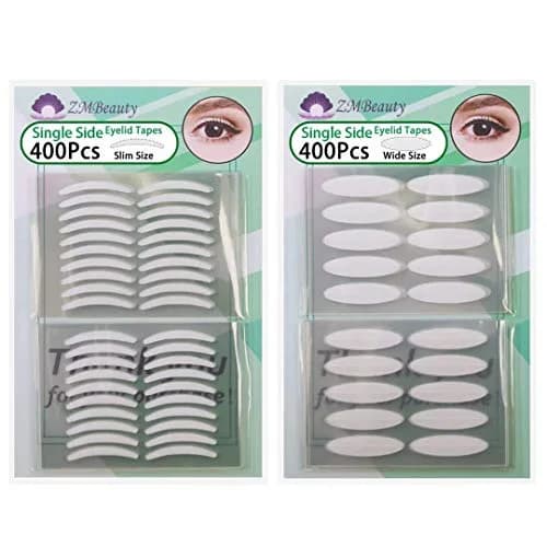 ZMBeauty Eyelid Tapes Stickers 800 pcs (400 Pairs) | Invisible Double Eyelid Tape for Hooded, Uneven, Mono-eye thumbnail 1