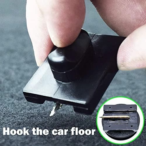 AUTOXBERT 4PCS Car Carpet Fixing Clips | Universal Impact-Resistant ABS Fasteners for Most Cars thumbnail 4