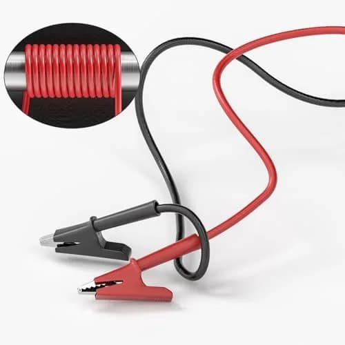 Goupchn Test Leads 1m (3.3ft) | 1000V 15A Stackable Banana Plug to Alligator Clip Set thumbnail 5