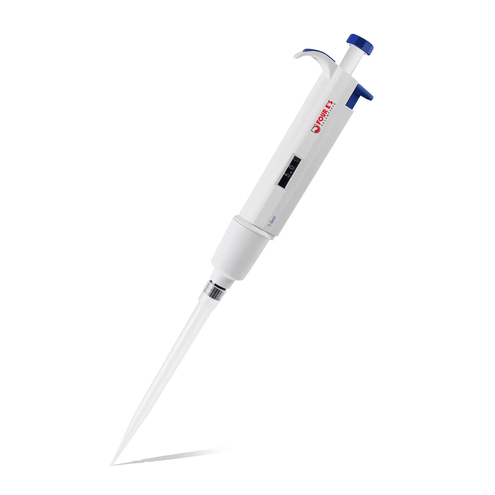 PRECIPETTE 1-5 mL Single Channel Micropipette | Calibrated to ISO8655, Autoclavable Tip Cone - main product image