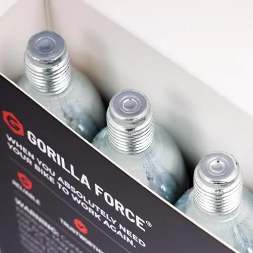 Gorilla Force 25g CO2 Cartridges 5-Pack | Fast Flat Repair for Bikes thumbnail 5
