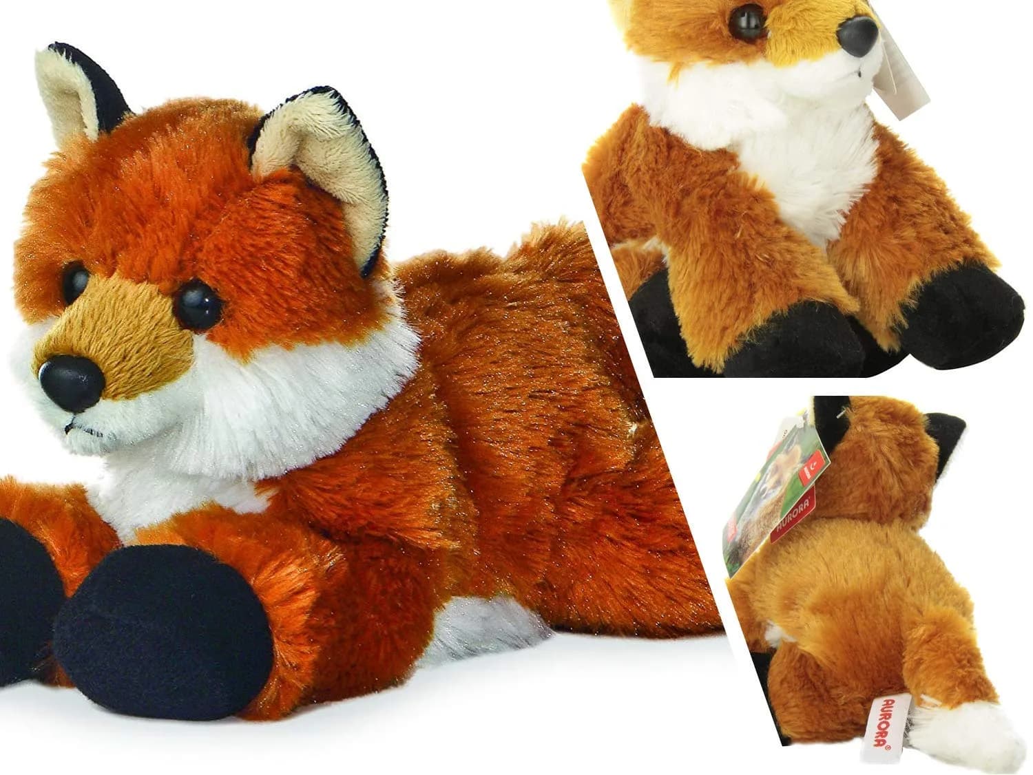 Aurora Mini Flopsi Foxxie Stuffed Animal & Finger Puppet Storybook Set, 20.3cm (8 Inches) | Soft, Cuddly Orange Fox Plush Toy for All Ages - view 5