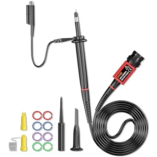 Goupchn P4100 High Voltage Oscilloscope Probe 100MHz 2KV 100:1 Attenuation | 1.2m Cable & Accessory Kit thumbnail 1