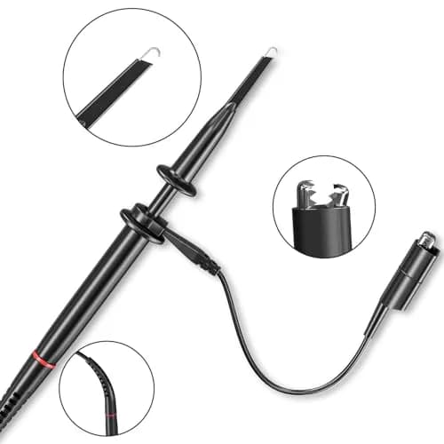 Goupchn P4100 High Voltage Oscilloscope Probe 100MHz 2KV 100:1 Attenuation | 1.2m Cable & Accessory Kit thumbnail 7