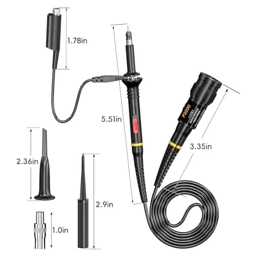 Goupchn P2200 200MHz Oscilloscope Probe Set 200MHz (600Vp-p) | Precision Measuring Tool thumbnail 2