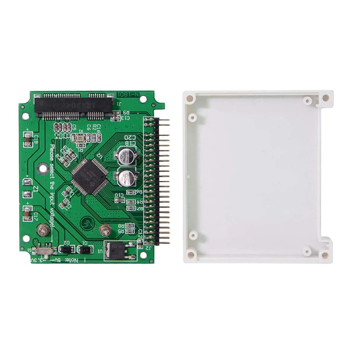 chenyang CY Low Profile Half-Height mSATA SSD to 2.5 inch IDE 44pin Hard Disk Case Enclosure for Notebook Laptop | Compact, supports MSATA SSD only - main product image