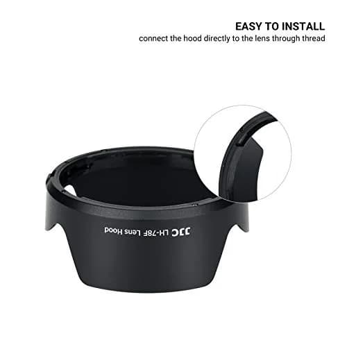 JJC EW-78F Lens Hood for Canon RF 24-240mm f/4-6.3 IS USM Lens | Reversible Lens Shade Cover with 72mm Filter Compatibility thumbnail 6