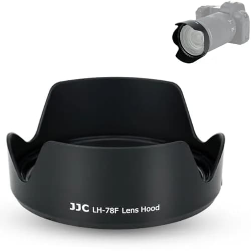 JJC EW-78F Lens Hood for Canon RF 24-240mm f/4-6.3 IS USM Lens | Reversible Lens Shade Cover with 72mm Filter Compatibility thumbnail 1