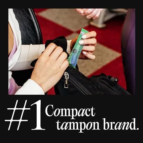 U by Kotex Click Compact Tampons Regular Unscented 45 Count | Gynecologist-Tested for Leak-Free Protection thumbnail 4