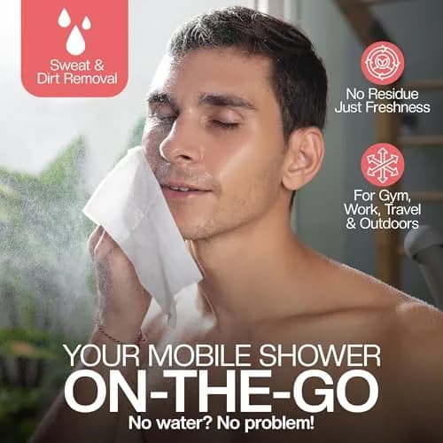 The Nobleman Refreshing Face & Body Cleansing Wipes – Aloe Vera & Grapefruit | Gentle, Biodegradable, 30 Ct thumbnail 4