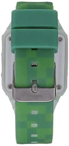 Accutime Minecraft Creeper Kids LED Touch Watch Green Silicone Digital Timepiece | 35mm Case thumbnail 2