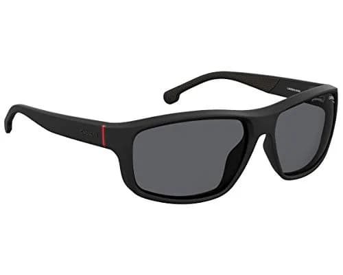 Carrera Men's Rectangular Polarized Sunglasses 61mm (2.40 in) | Matte Black Full-Rim thumbnail 2
