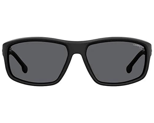 Carrera Men's Rectangular Polarized Sunglasses 61mm (2.40 in) | Matte Black Full-Rim thumbnail 3
