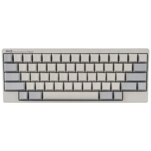 HHKB Happy Hacking Keyboard Professional Classic White | Compact 60 Key, Electrocapacitive Switches, Bluetooth & USB Connectivity thumbnail 1