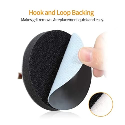 SPEEDWOX Hook and Loop Sanding Discs 3 Inch 3000 Grit Very Fine Blue Aluminum Oxide 100-Pack | For Woodworking & Rotary Tools thumbnail 4