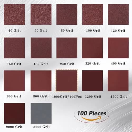 SPEEDWOX 3 Inch 1000 Grit Sanding Discs 100PCS | Aluminum Oxide Hook & Loop No Hole Sandpaper thumbnail 2