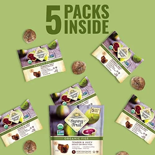 SUNNY FRUIT Turkish Dried Figs 1.76oz | NO Added Sugars, Sulfurs, Preservatives (Pack of 2) thumbnail 6