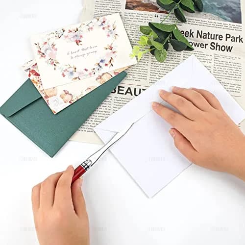 AUEAR Metal Letter Opener with Rosewood Handle | 16 cm (6.3 Inch) Stainless Steel Blade thumbnail 4