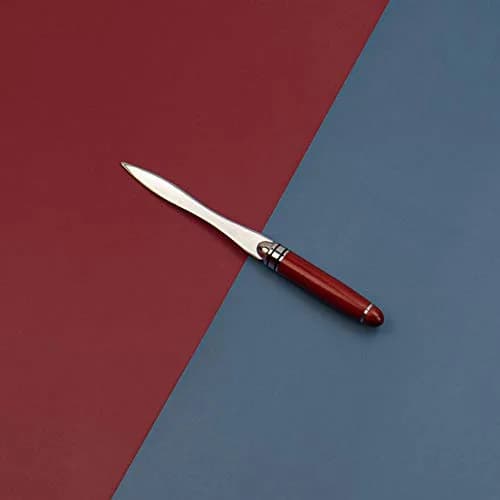 AUEAR Metal Letter Opener with Rosewood Handle | 16 cm (6.3 Inch) Stainless Steel Blade thumbnail 6