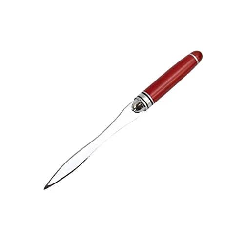 AUEAR Metal Letter Opener with Rosewood Handle | 16 cm (6.3 Inch) Stainless Steel Blade thumbnail 1