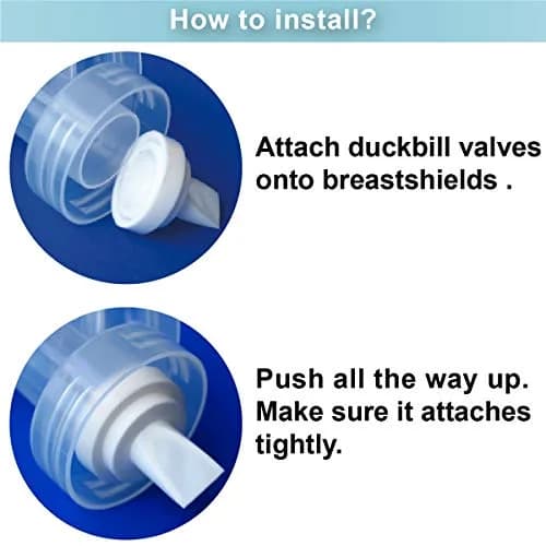 Nenesupply Duckbill Valves for Medela & Spectra Pumps - 6 pc White | BPA-Free Silicone for Consistent Suction thumbnail 7
