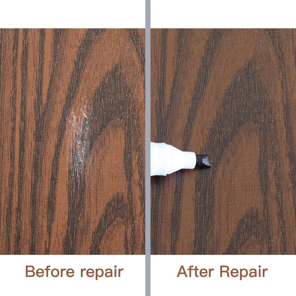 SEISSO Furniture Repair Kit 17PCS Wood Markers & Wax Sticks | Touch Up Scratches & Stains - view 9