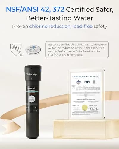 Waterdrop 15UA Under Sink Water Filter System | 19000 Gallons, 2 Years | NSF/ANSI 42 & 372 Certified thumbnail 4