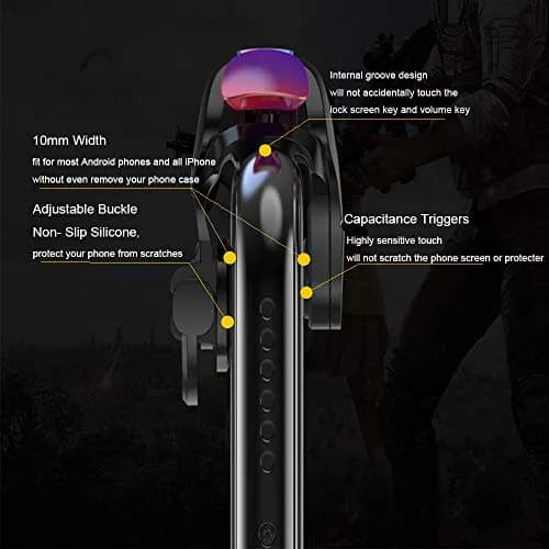 GOFOYO CK3 Mobile Triggers with Bluetooth Controller for iPhone & Android Phones | 1 Pair thumbnail 4