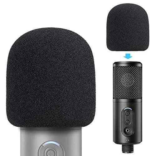 YOUSHARES Foam Windscreen Cover for Audio-Technica ATR2500x-USB Microphone | Blocks Plosives & Wind Noise thumbnail 1