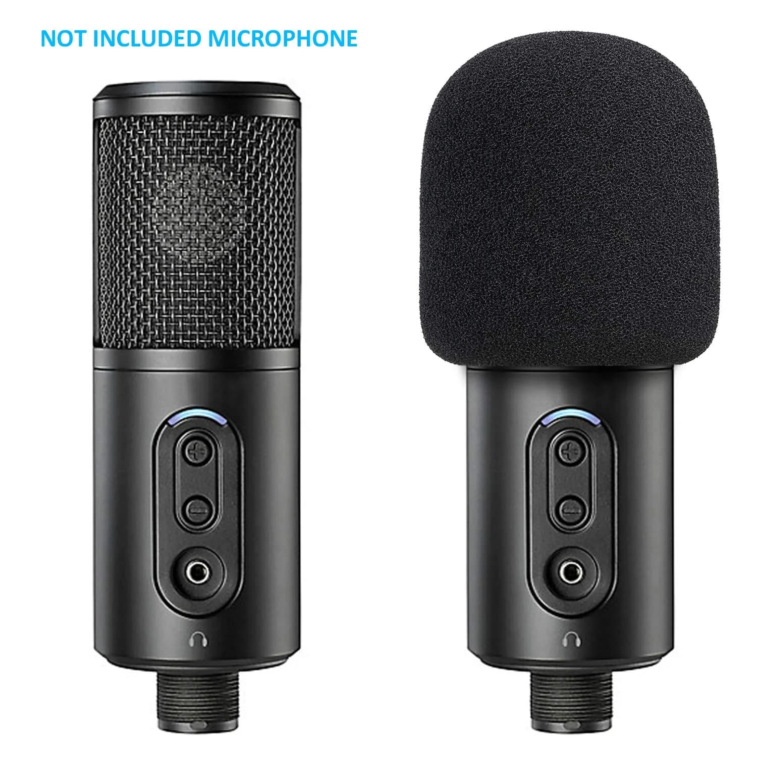 YOUSHARES Foam Windscreen Cover for Audio-Technica ATR2500x-USB Microphone | Blocks Plosives & Wind Noise - view 2
