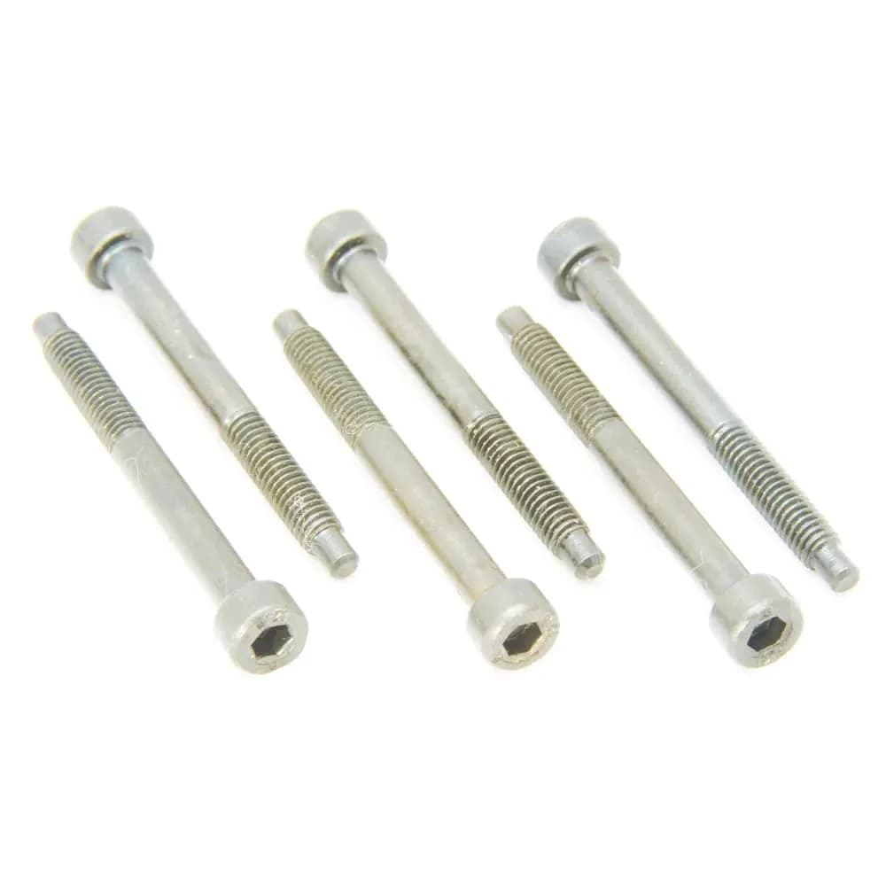Floyd Rose FROSLSSSP Stainless Steel String Lock Screws (Set of 6) | High-Quality USA Made Guitar Hardware — Stainless Steel