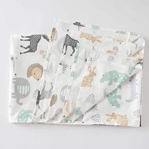 Emenpy 3Pcs Cotton Toddler Sheet Set | Crib Fitted & Flat Sheets, Pillowcase, Soft & Breathable thumbnail 5