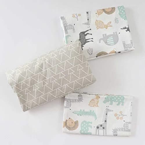 Emenpy 3Pcs Cotton Toddler Sheet Set | Crib Fitted & Flat Sheets, Pillowcase, Soft & Breathable thumbnail 6