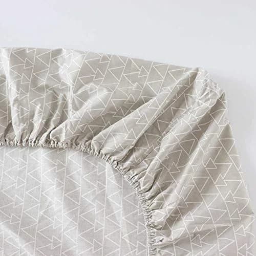 Emenpy 3Pcs Cotton Toddler Sheet Set | Crib Fitted & Flat Sheets, Pillowcase, Soft & Breathable thumbnail 3