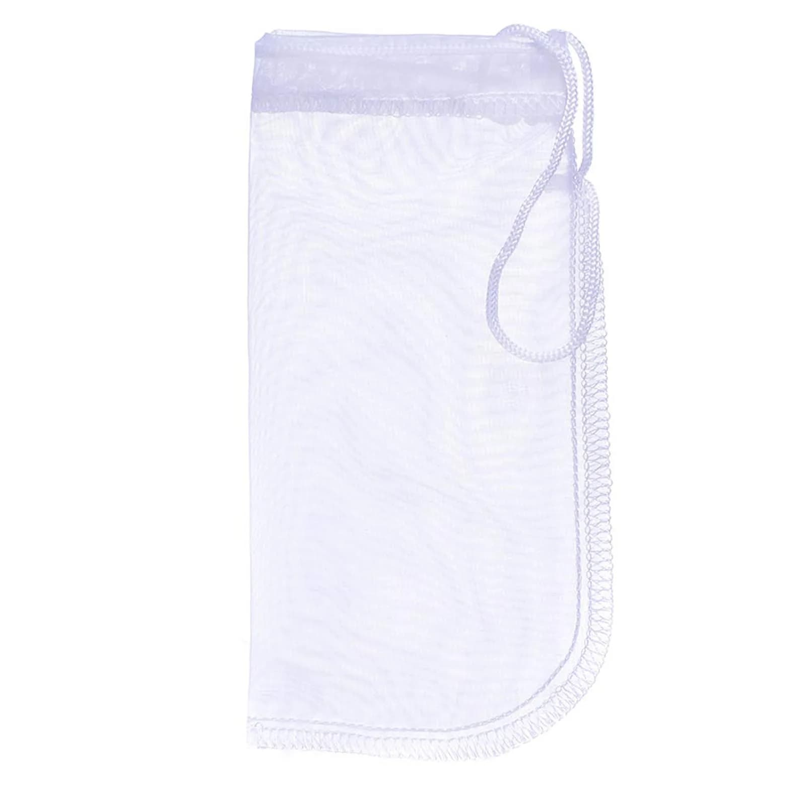 ALEGI 6 Pack Extra Fine Aquarium Filter Media Bags 7.5"×3.6" | Reusable, 180 Micron Mesh for Fine Resins
