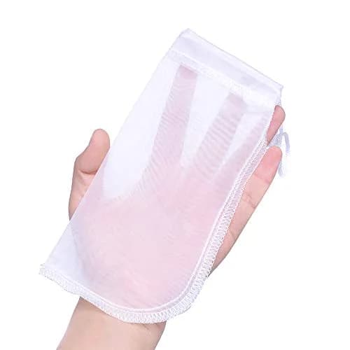 ALEGI 6 Pack Extra Fine Aquarium Filter Media Bags 7.5"×3.6" | Reusable, 180 Micron Mesh for Fine Resins thumbnail 4