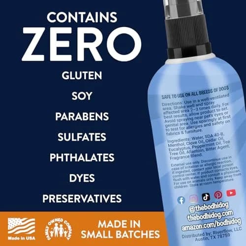Bodhi Dog Bitter 2-in-1 No Chew & Hot Spot Spray 118ml (4 Fl Oz) | Natural Anti-Chew Remedy for Dogs thumbnail 4
