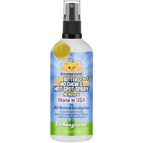 Bodhi Dog Bitter 2-in-1 No Chew & Hot Spot Spray 118ml (4 Fl Oz) | Natural Anti-Chew Remedy for Dogs thumbnail 1