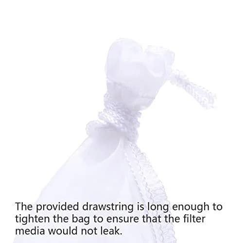 ALEGI Aquarium Extra Fine Media Filter Bag 7.5"*3.6" | Reusable 180 Micron Mesh for Fine Resins thumbnail 5
