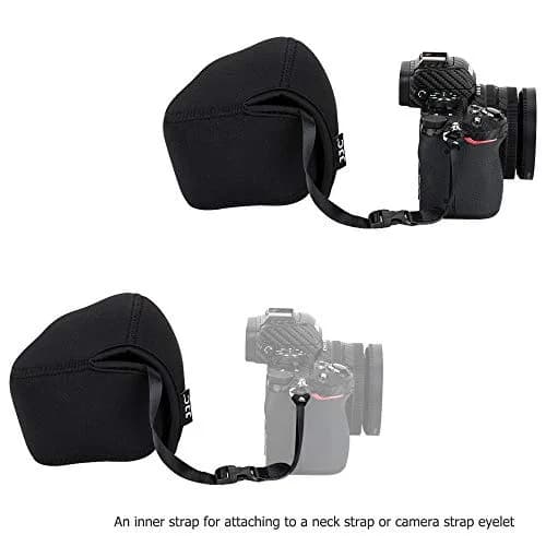 JJC Camera Case for Sony ZV-E10II + 16-50mm Lens; Canon EOS R50 + 18-45mm Lens; Nikon Z 50 + 16-50mm Lens; Fujifilm X-S20 + XC 15-45mm Lens (12.6cm x 9.3cm x 9.2cm) thumbnail 7