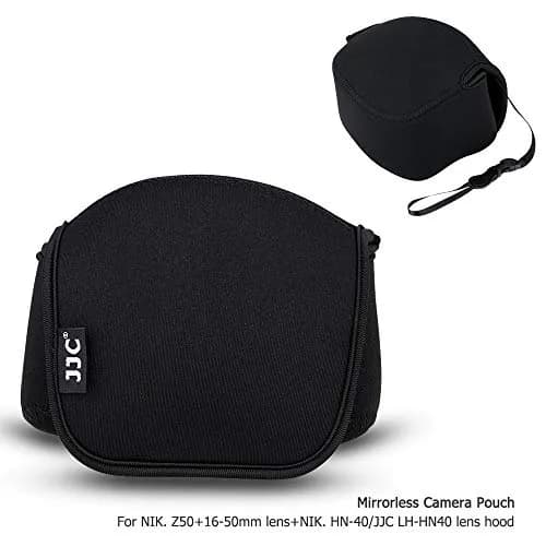 JJC Camera Case for Sony ZV-E10II + 16-50mm Lens; Canon EOS R50 + 18-45mm Lens; Nikon Z 50 + 16-50mm Lens; Fujifilm X-S20 + XC 15-45mm Lens (12.6cm x 9.3cm x 9.2cm) thumbnail 8