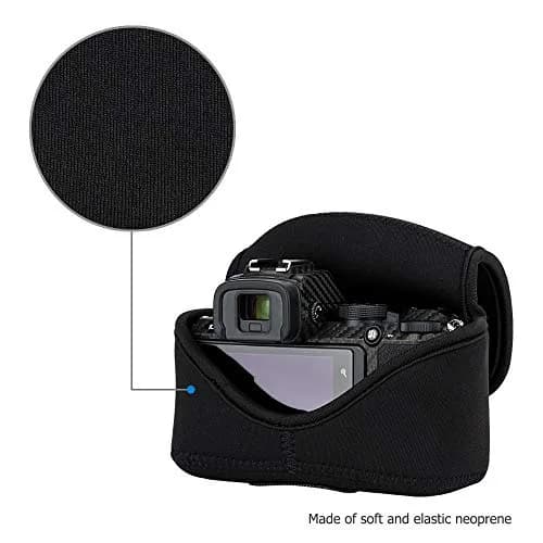 JJC Camera Case for Sony ZV-E10II + 16-50mm Lens; Canon EOS R50 + 18-45mm Lens; Nikon Z 50 + 16-50mm Lens; Fujifilm X-S20 + XC 15-45mm Lens (12.6cm x 9.3cm x 9.2cm) thumbnail 4