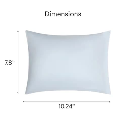 Silvon Silver Infused Pillowcase for Acne Prone Skin, Standard Sky/Blue | Organic Supima Cotton thumbnail 3