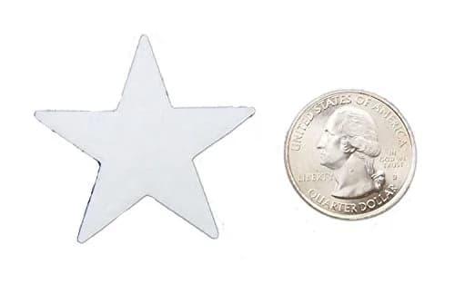 Playfully Ever After 1.5 inch Stiff Felt Stars 88pc White | Perfect for Craft Projects & Decorations thumbnail 2