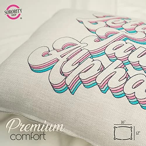 Sorority Shop Pi Beta Phi Pillow – Retro Design, 12" x 16" Lumbar Pillow Sorority thumbnail 8