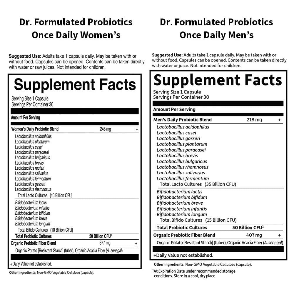 Garden of Life Dr. Formulated Probiotic Bundle for Men & Women (50 Billion CFU, 2x30 Capsules) | Gut Health & Immunity Support - view 5