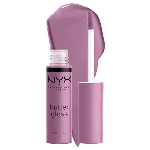 NYX PROFESSIONAL MAKEUP Butter Gloss Lip Gloss - Marshmallow (Muted Lilac) 7.65ml (0.27 Fl Oz) | Sheer to Medium Coverage - main product image