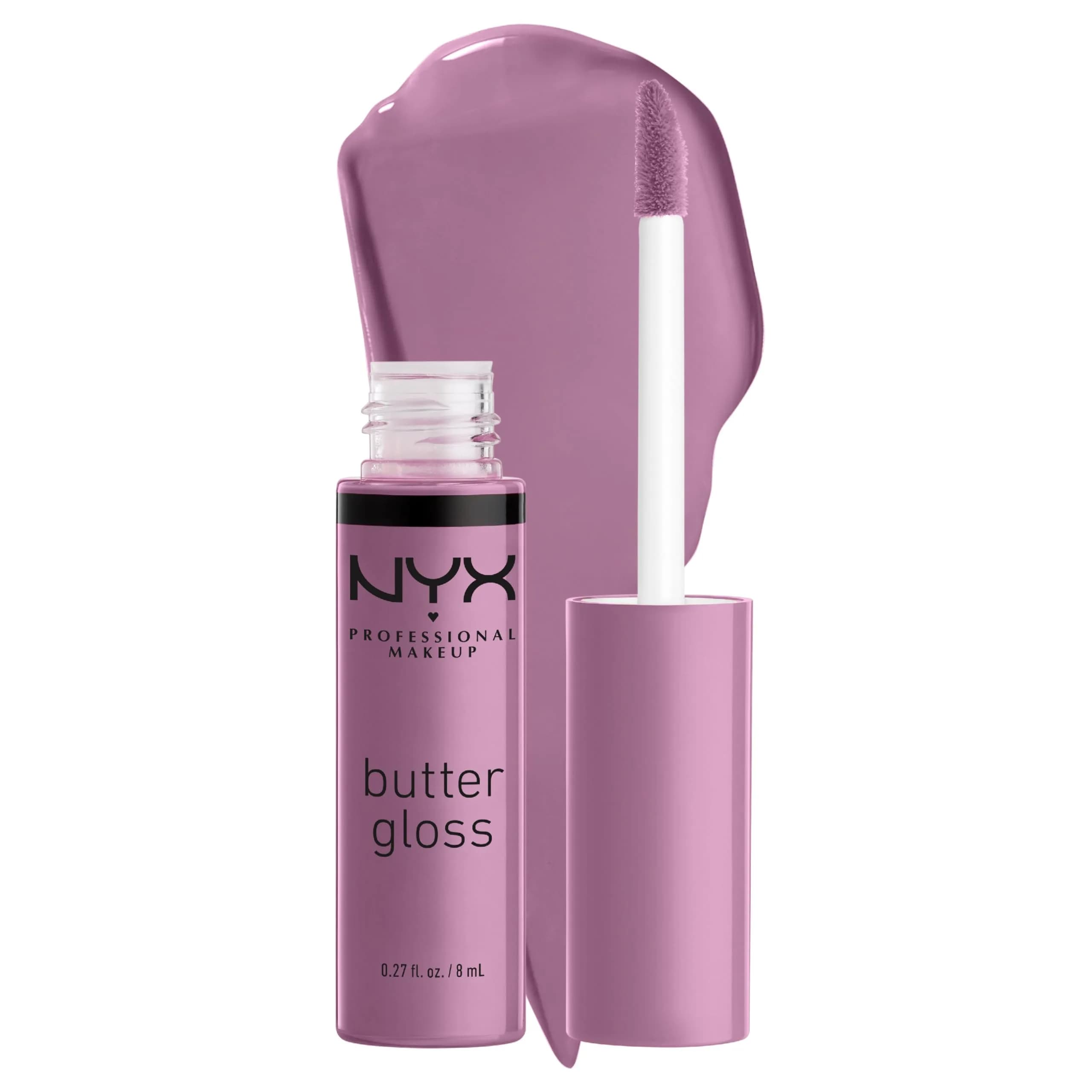 NYX PROFESSIONAL MAKEUP Butter Gloss Lip Gloss - Marshmallow (Muted Lilac) 7.65ml (0.27 Fl Oz) | Sheer to Medium Coverage thumbnail 1